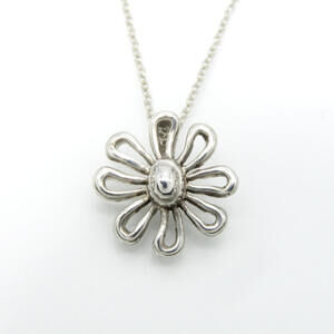 Tiffany Co Daisy Flower Paloma Picasso Necklace Sterling Silver